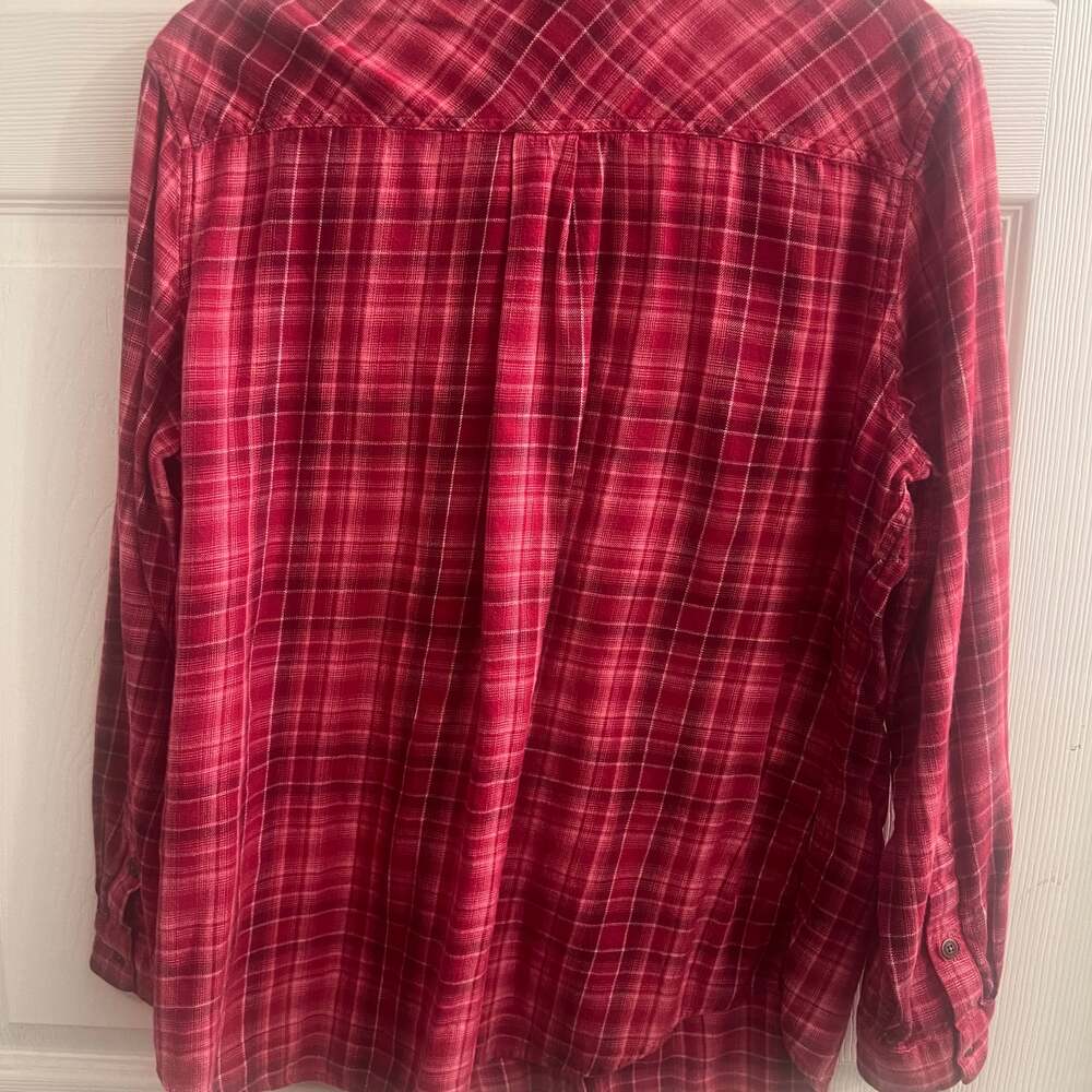 Ariat Ladies Billie Jean Long Sleeve Shirt - Adobe Plaid Size XL - Picture 5 of 5